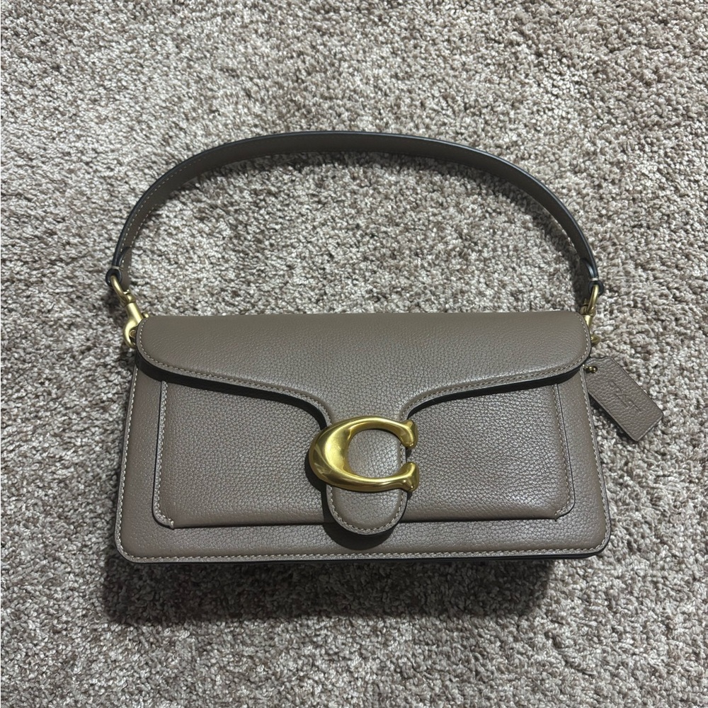 Tabby Shoulder Bag 26 in dark stone